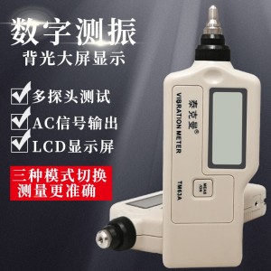 泰克曼振动测量仪电机机械故障数字测振仪机械故障检测仪测振表震动测试仪 TM63A标配（铝箱）