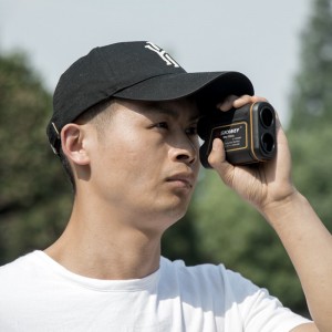 深达威望远镜测距仪户外电子尺高精度红外线手持式高尔夫距离激光测量仪 3~1000米测距望远镜 SW-1000A