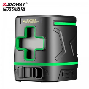 深达威（SNDWAY）水平仪 2线绿光高精度红外线小型自动调平强光自动打线水平测量工具 SW-331G
