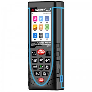 深达威（SNDWAY）SW-Q200 工业测距仪摄像红外线激光距离测量仪 200m电子水平泡彩屏语音USB蓝牙