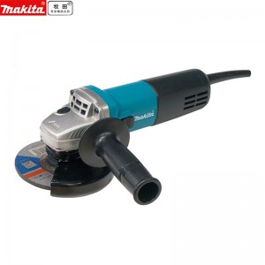 牧田（MAKITA）9555HN角向磨光机加强型齿轮箱角磨机多功能打磨机手磨机抛光机切割机手纱轮125mm 710W前开关