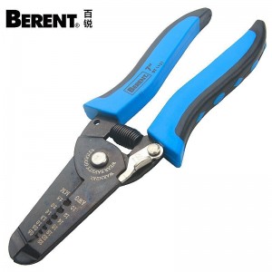 百锐 BERENT 多功能电工剥线钳   电缆剥线器剥皮钳 BT1151 7合一剥线钳