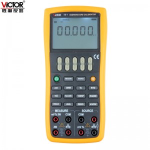 胜利仪器(VICTOR) 过程仪表校验仪 电压电流信号发生器 模拟变送器 VC14+【温度校验仪】