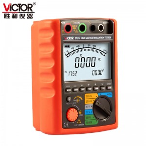 胜利仪器（VICTOR）数字绝缘电阻测试仪 兆欧表 高压兆欧表5000V VC3125