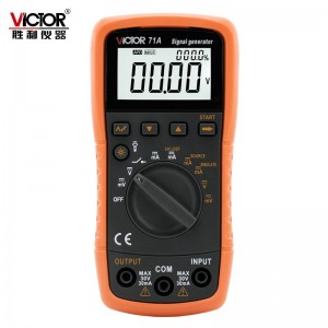 胜利仪器(VICTOR) VC71A 过程仪表校验仪 电压电流信号发生器 模拟变送器 标配