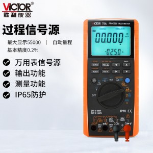 胜利仪器（VICTOR）多用表 数字高精度校验仪 测量输出电压电流 过程信号源 VC79A