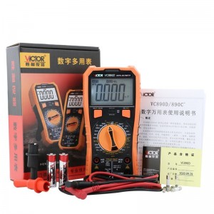 胜利仪器（VICTOR）数字高精度万用表万能表数显式万用表 VC890D (电容功能)