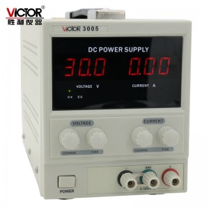 胜利仪器(VICTOR)  3位数显线性直流稳压电源 VC3005【30V/5A 单路】