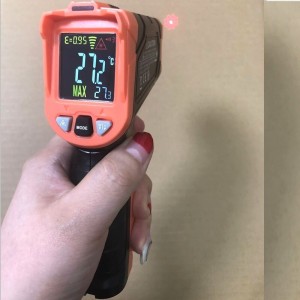 （不能测人）胜利仪器VICTOR彩屏型红外线测温仪 水温油温厨房工厂设备电子测温计非接触感应测温枪 VC304C彩屏款-50~880℃