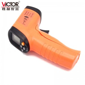 （不能测人）胜利仪器VICTOR彩屏型红外线测温仪 水温油温厨房工厂设备电子测温计非接触感应测温枪 VC310C 测温-20~1650℃
