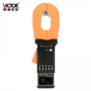 胜利仪器(VICTOR)  VC6412D 钳形接地电阻测试仪安规避雷针检测仪钳形电流表 标配