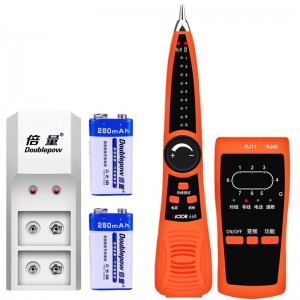 胜利仪器（VICTOR）寻线仪网线电话线寻线器抗干扰断线测试仪VC668充电电池套装  量大企业定制
