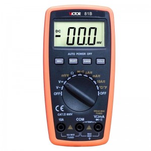 胜利仪器 (VICTOR) 自动量程数字万用表数显带USB接口万能表 VC86B 官方原装标配
