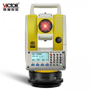 胜利仪器(VICTOR) 全站仪高精度免棱镜400米工程测量测绘放样全站仪器 VC872L【配铝合金脚架】