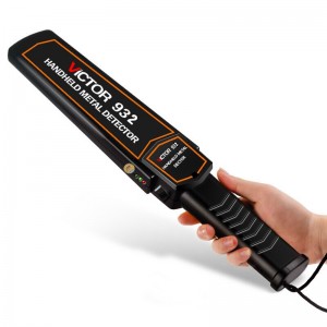 胜利仪器（VICTOR）手持金属探测器VC931/932车站机场安检探测仪 金属检测仪 VC932 标配+充电套装