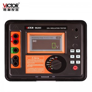 胜利仪器(VICTOR)  高性能高压绝缘电阻测试仪  USB数据储存 VC9620C【15KV·30TΩ】