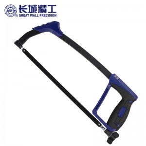 长城精工重型钢锯 钢锯架锯弓多功能家用手工金属切割工具小钢锯 414023 