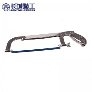 长城精工 钢锯架 家用钢铁金属切割钢锯 手工小锯钢锯弓 414933 