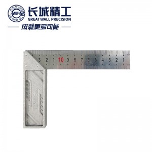 长城精工 钢角尺 不锈钢角尺加厚高精度90度直角尺 150mm 130115 
