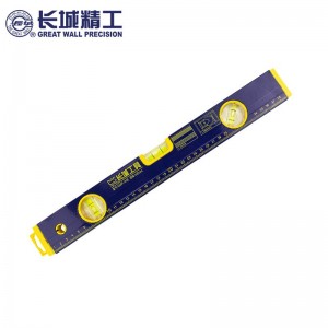长城精工水平尺 400mm 铝合金高精度工业级 91系列不带握手平水尺 176234