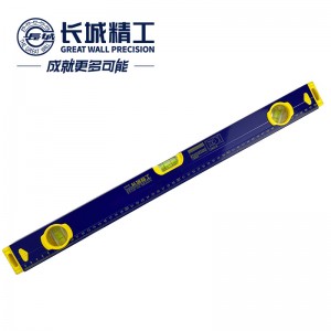 长城精工水平尺600mm铝合金高精度工业级91系列不带握手平水尺186266 