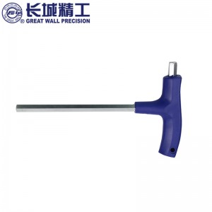 长城精工 内六角扳手T型直柄平头内六方螺丝刀 7mm 350007 