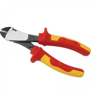 长城精工 双色VDE绝缘大头斜嘴钳 7” 213917 