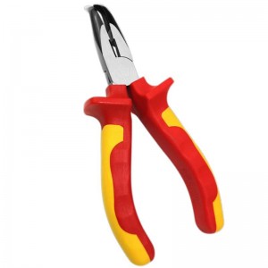 长城精工双色VDE绝缘弯嘴钳6英寸218906 