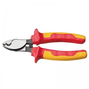 长城精工 双色VDE绝缘电缆钳剪 150mm  410143 