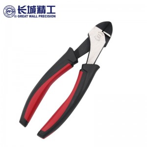 长城精工 斜口钳 工业级省力斜嘴钳 偏口钳子 剪钳 7英寸 213417