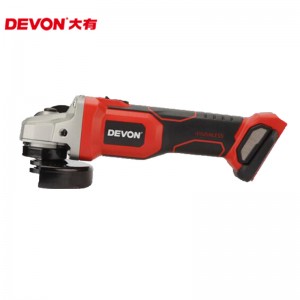 大有（Devon）20V锂电无刷电动角磨机2903多功能角向磨光机电动打磨抛光机金属切割手砂轮100mm裸机