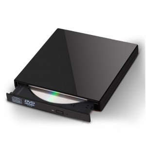 墨一 USB外置CD/DVD光驱 台式机一体机笔记本电脑通用CD刻录机外接移动光驱 黑色