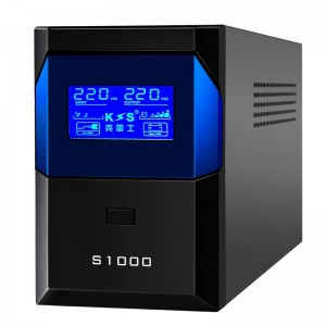 克雷士UPS不间断电源S1000VA600W家用办公电脑稳压 后备式UPS电源 停电应急备用电源