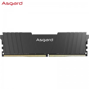 阿斯加特（Asgard）16GB 2666频率 DDR4 台式机内存条 洛极51℃灰-游戏利器/电竞超频/T2