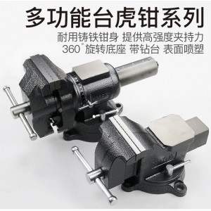 易尔拓台钳平口钳台虎钳小型重型工作台桌钳夹具龙门钳夹床虎钳台